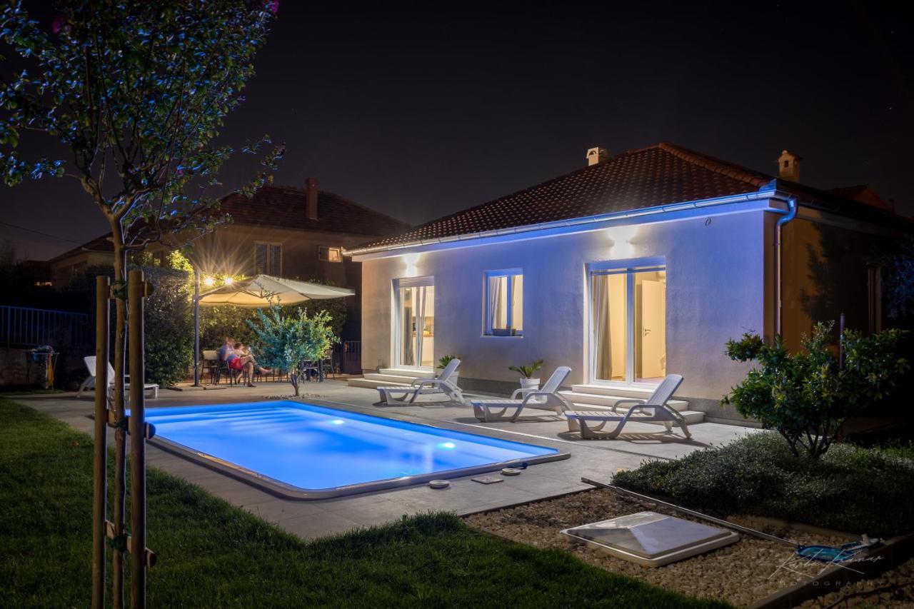 Villa Tony'S House With Private Pool, Garden And Parking Zadar Exterior foto
